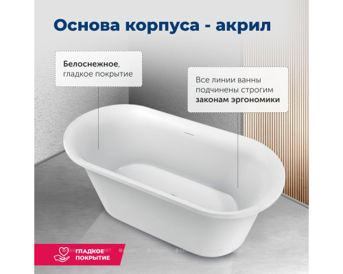Акриловая ванна Aquanet Family Smart 170x78 88778-MW