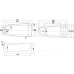 Акриловая ванна Aquanet Family Trend 170x78 90778-GW