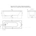 Акриловая ванна Aquanet Lotos 170x70 (с каркасом)