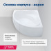 Акриловая ванна Aquanet Palau 140x140 (с каркасом)