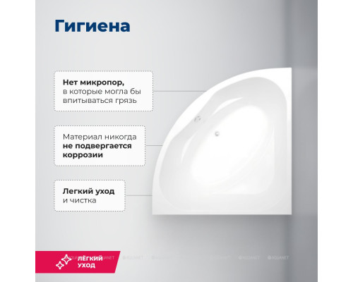 Акриловая ванна Aquanet Vista 150x150 (с каркасом)