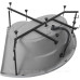 Акриловая ванна Aquanet Vitoria 130x130 (с каркасом)