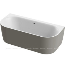 Акриловая ванна Cezares METAURO-INT-Wall-180-80-60-G-W-MATT