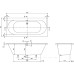 Акриловая ванна Villeroy & Boch O'Novo 179,5x79,5 UBA180CAS2V-01