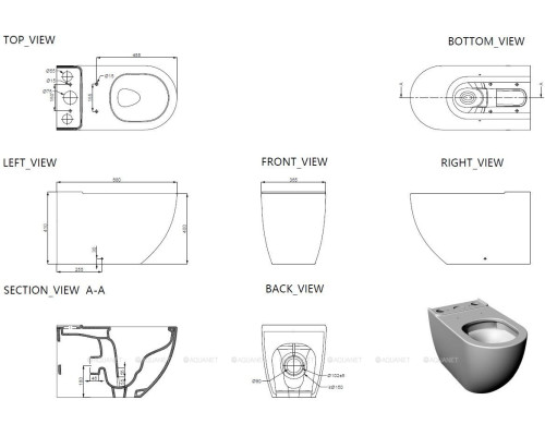 Унитаз-компакт Allen Brau Priority Tornado 4.31006.20 белый глянец
