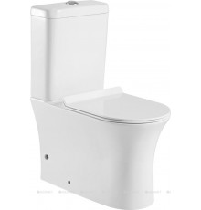 Унитаз-компакт Aquanet Rimless Roll-C CL-12249B