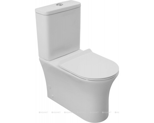 Унитаз-компакт Aquanet Rimless Roll-C CL-12249B