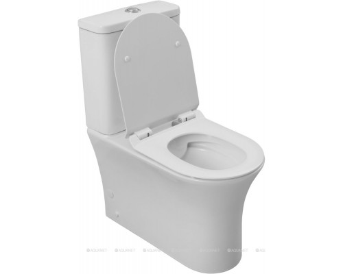 Унитаз-компакт Aquanet Rimless Roll-C CL-12249B