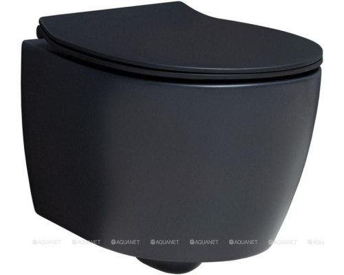 Унитаз подвесной Allen Brau Fantasy 4.11004.31 черный матовый