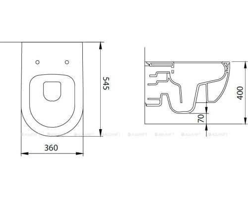 Унитаз подвесной Allen Brau Priority 4.31001.31 черный матовый