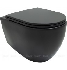 Унитаз подвесной Allen Brau Reality 4.32006.31 черный матовый