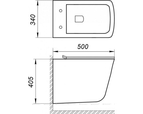 Подвесной унитаз BelBagno Marmi BB052CHR
