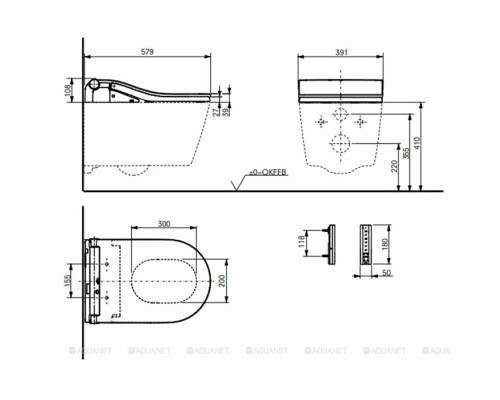 Унитаз подвесной Toto RX CW542EY