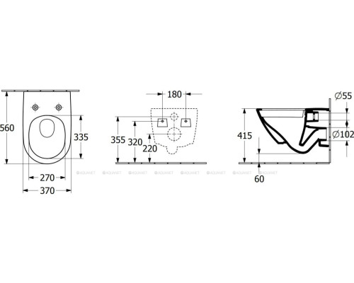 Унитаз подвесной Villeroy & Boch Antao 4674T0R8 утренняя зелень