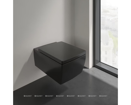 Чаша подвесного унитаза Villeroy & Boch Memento 2.0 4633 R0 R7 черный