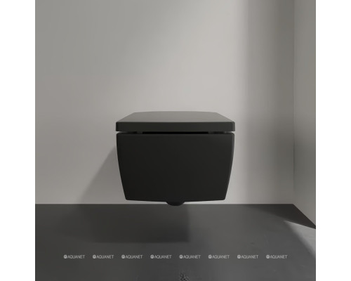 Чаша подвесного унитаза Villeroy & Boch Memento 2.0 4633 R0 R7 черный