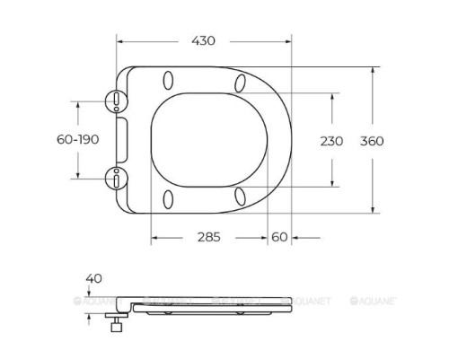 Чаша унитаза напольного BelBagno SFERA-TOR BB2141CP-TOR/SC