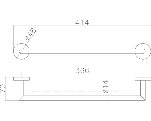 Держатель для полотенец Allen Brau Priority 6.31A11-00 хром