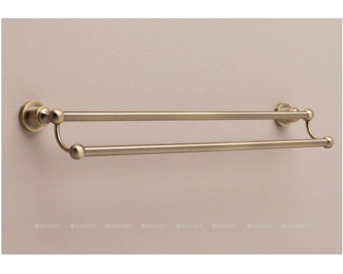 Держатель для полотенец Aquanet 3824D (60 см, двойной)
