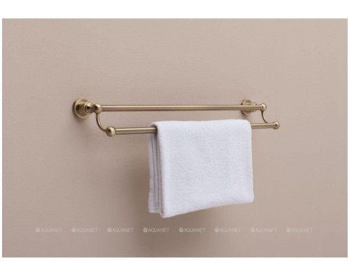 Держатель для полотенец Aquanet 3824D (60 см, двойной)