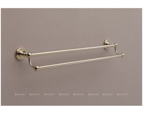 Держатель для полотенец Aquanet 4624D, золото (60 см, двухрядный)