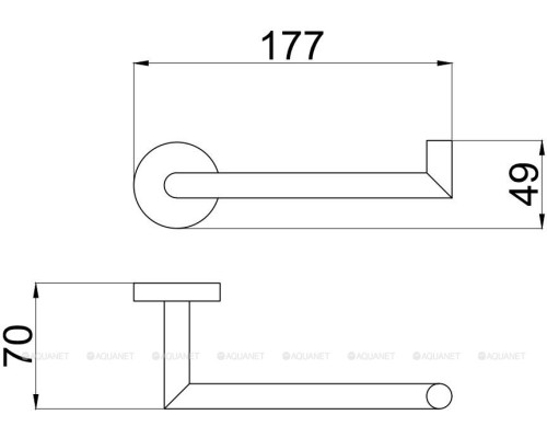 Держатель туалетной бумаги Allen Brau Priority 6.31007-GB золото