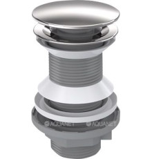 Донный клапан Aquanet click/clack 5/4' нерж.сталь