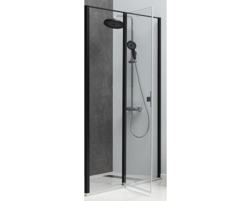 Душевая дверь Allen Brau Priority 100 3.31006.BBA черный браш