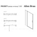 Душевая дверь Allen Brau Priority 120 3.31008.BA серебро браш