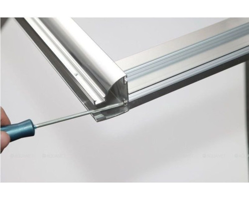 Душевая дверь Aquanet Alfa NAA6121 120, прозрачное стекло