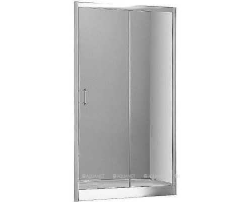 Душевая дверь Aquanet Alfa NAA6121 130, прозрачное стекло