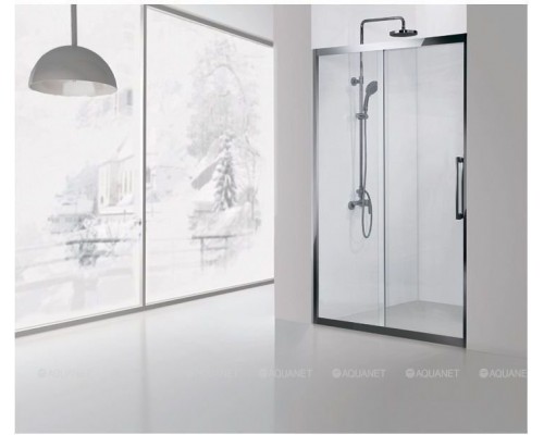 Душевая дверь Aquanet Delta NPE6121 130, прозрачное стекло