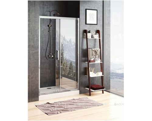 Душевая дверь Aquanet Delta NPE6121 130, прозрачное стекло