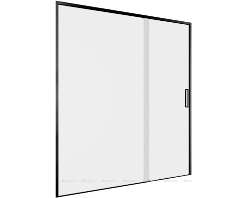 Душевая дверь Aquanet Pleasure Evo 160 AE65-N160-BT профиль черный, прозрачное стекло