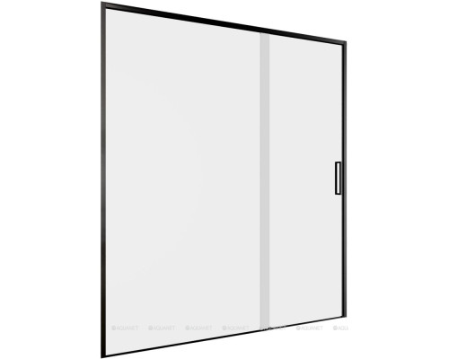 Душевая дверь Aquanet Pleasure Evo 160 AE65-N160-BT профиль черный, прозрачное стекло