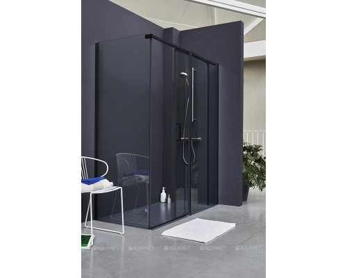 Душевая дверь Jacob Delafon Contra Black 120 E22C120-BL профиль черный, стекло прозрачное
