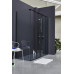 Душевая дверь Jacob Delafon Contra Black 120 E22C120-BL профиль черный, стекло прозрачное