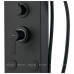 Душевая панель Galaxy Black с гидромассажем и изливом
