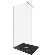 Душевая перегородка Allen Brau Infinity 1 100 3.21017.60 медь браш