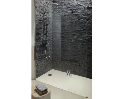 Душевая перегородка Jacob Delafon Contra 100 E22W100-GA профиль хром, стекло прозрачное