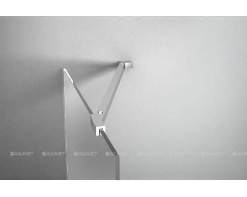 Душевая перегородка Jacob Delafon Contra 100 E22W100-GA профиль хром, стекло прозрачное