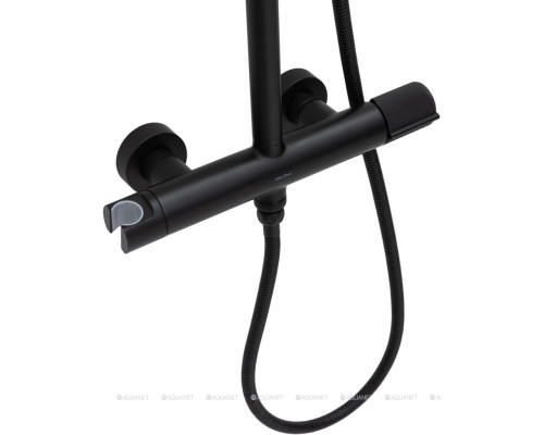 Душевая стойка Allen Brau Liberty 5.33007-31 черный матовый