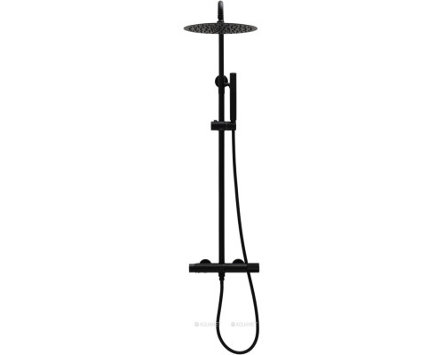 Душевая стойка Allen Brau Liberty 5.33007-31 черный матовый