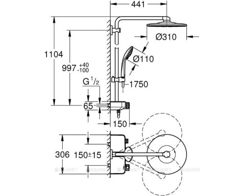 Душевая стойка Grohe Euphoria SmartControl 310 Duo 26507LS0