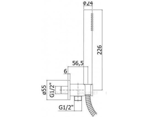 Душевой гарнитур Paffoni Master ZDUP094HGSP