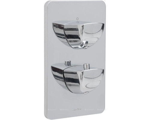 Душевой комплект Allen Brau Infinity 5.21016-00 (с внутренней частью, 2 выхода) хром