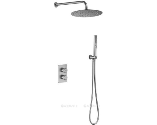 Душевой комплект Allen Brau Priority 5.31013-BN (с внутренней частью, 2 выхода) никель браш