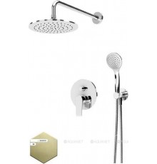 Душевой комплект Cezares Nautic NAUTIC-DSIP-SR золото (с внутренней частью)