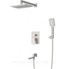 Душевой комплект Cezares Slider SLIDER-VDSET-IN сатин (с внутренней частью)
