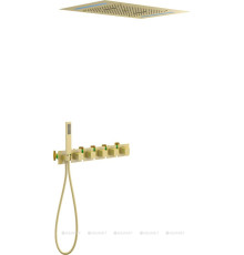 Душевой комплект Timo Petruma SX-5229/17SM золото матовое (с внутренней частью)